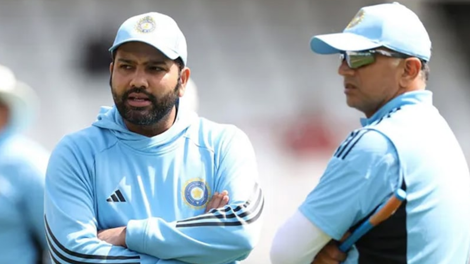 Rohit Sharma and Rahul Dravid | ICC World Cup 2023 | Image: Getty Images