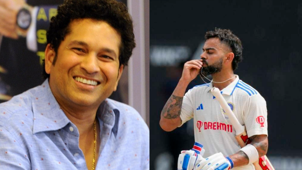 Sachin Tendulkar and Virat Kohli