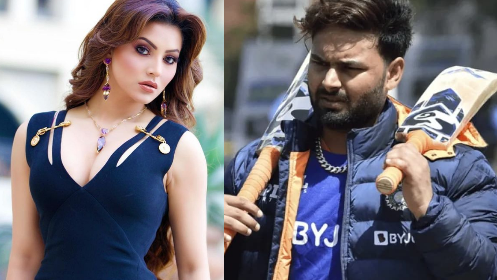 Urvashi Rautela and Rishabh Pant | Image: Twitter