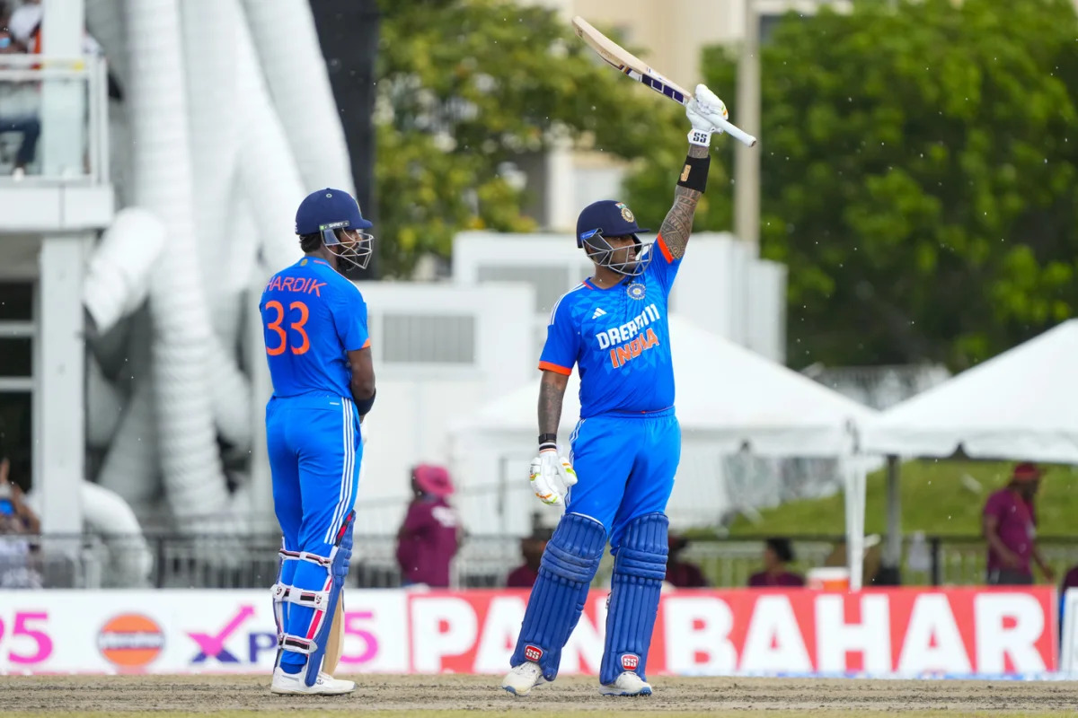 Suryakumar Yadav and Hardik Pandya | WI vs IND | Image: getty Images