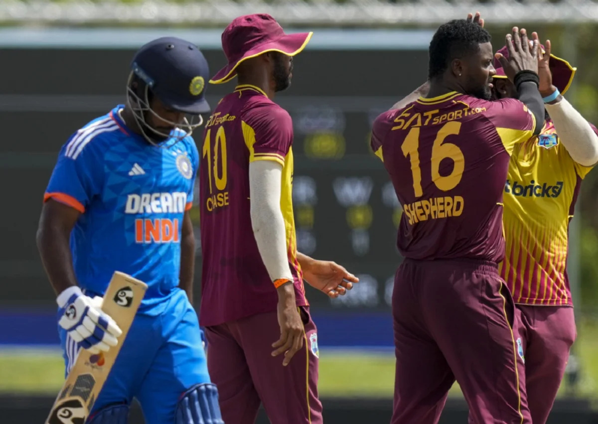 Romario Shepherd | WI vs IND | Image: getty Images