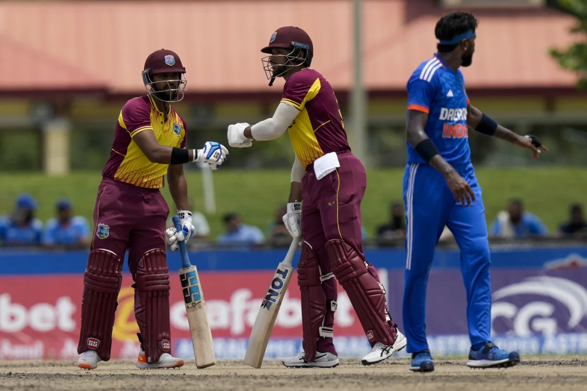 Nicholas Pooran and Brandon King | WI vs IND | Image: Getty Images