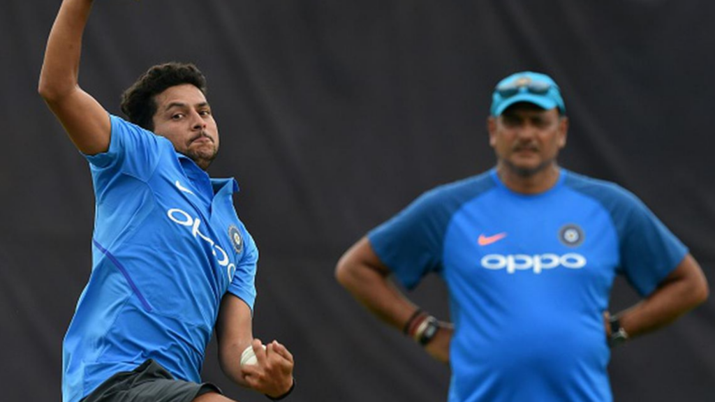 Ravi shastri and kuldeep yadav