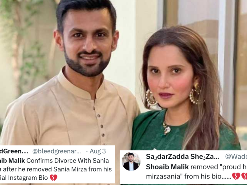 Fans reaction on shoaib malik and sania mirza Divorce