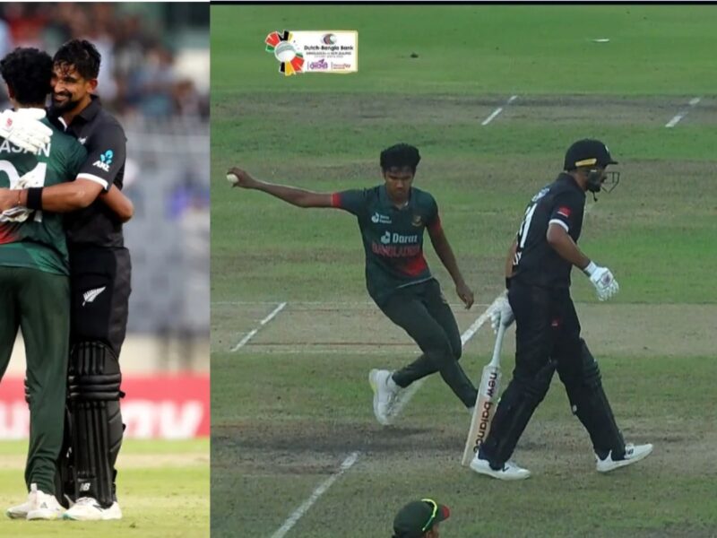 BAN vs NZ: ধোনিকে মনে করালেন হাসান মাহমুদ, ক্রিকেটীয় স্পিরিট দেখিয়ে প্রশংসিত বাংলাদেশের ক্রিকেটার !! 2