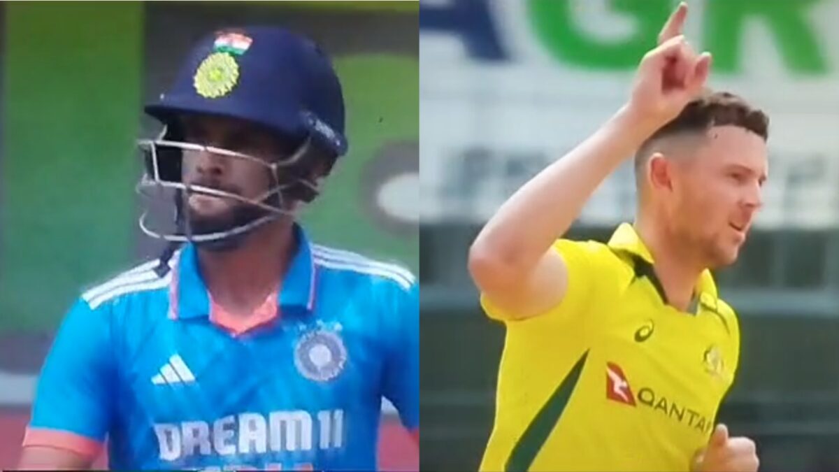 IND vs AUS: হ্যাজেলউডের স্যুইং-এ পরাস্ত ঋতুরাজ, ইন্দোরে প্রথম উইকেট হারালো ভারত !! 1