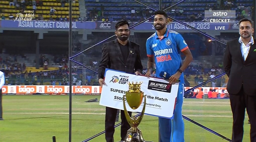 Mohammed Siraj | Asia Cup 2023 | Image: twitter