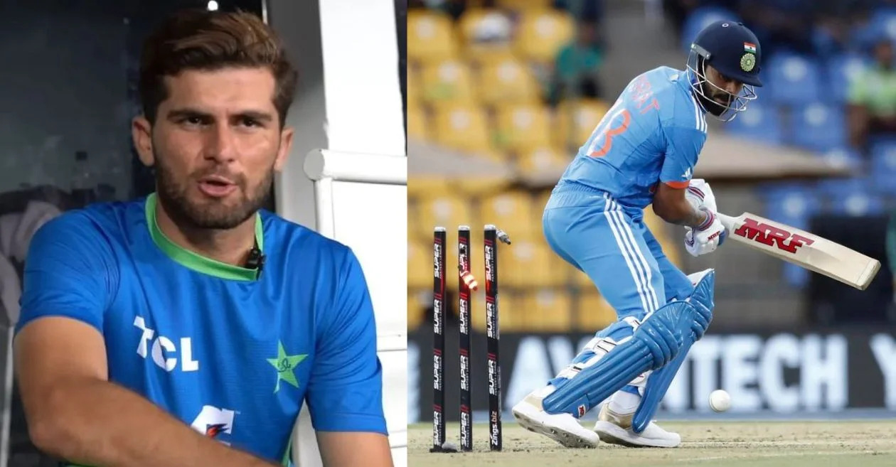 Shaheen Shah Afridi and Virat Kohli | ICC World Cup 2023 | Image: Twitter