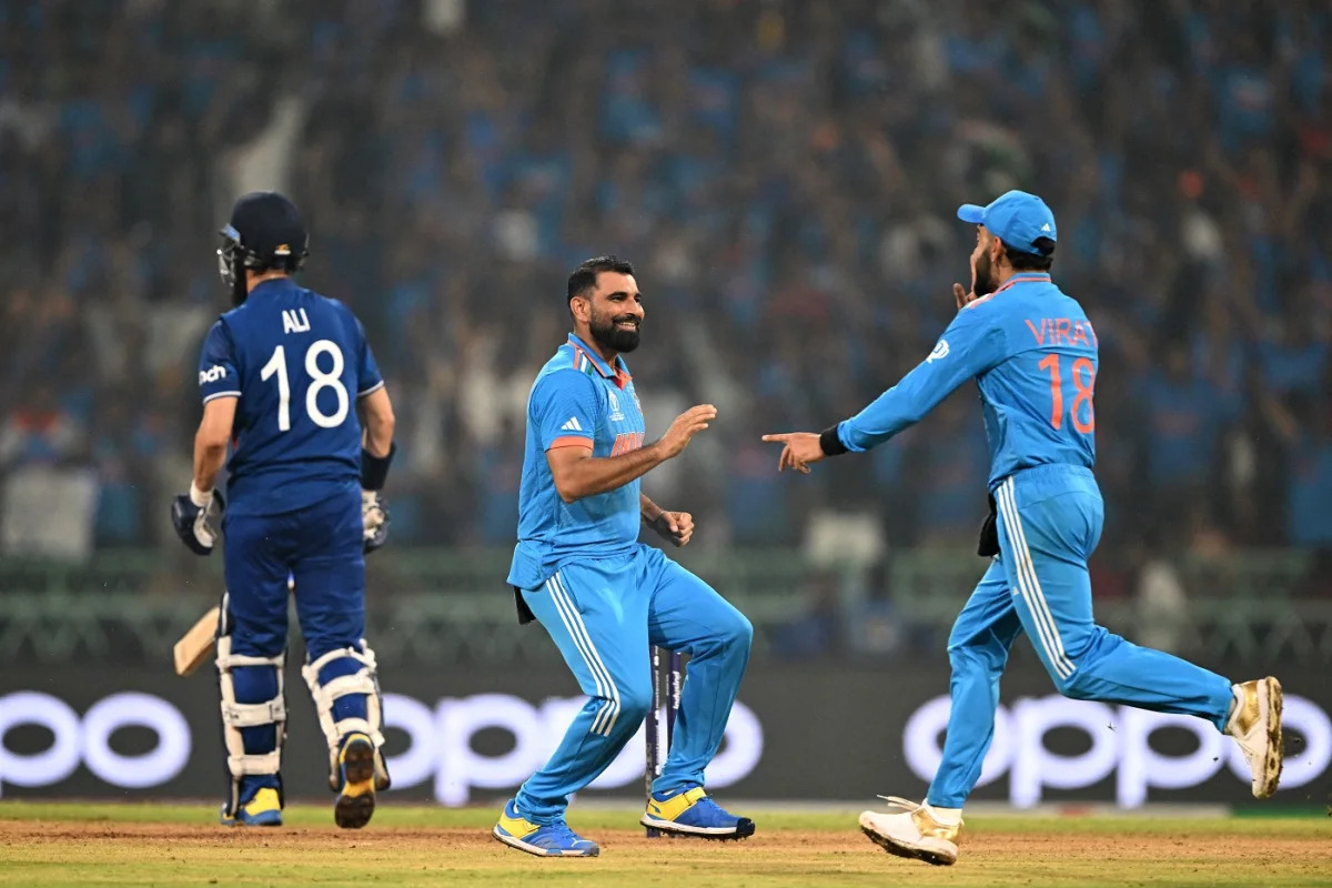 Mohammed Shami and Virat Kohli | ICC World Cup 2023 | Image: Getty Images