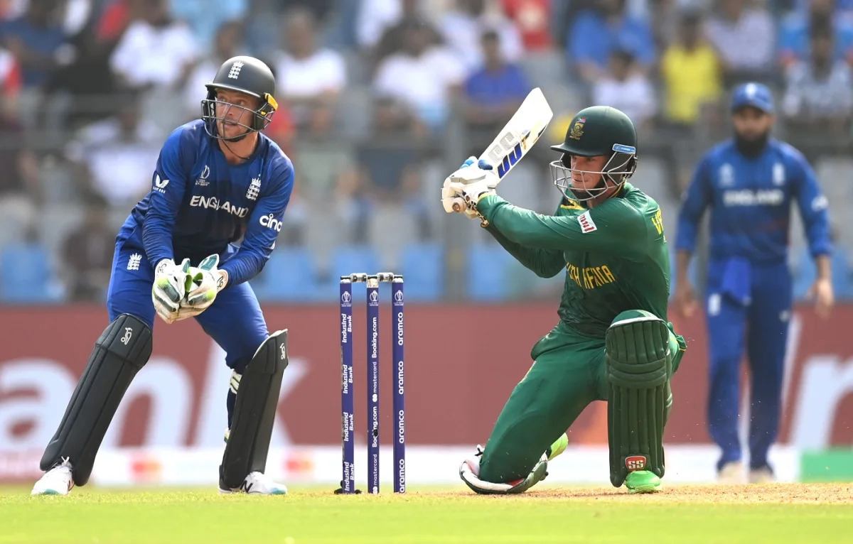 Rassie van der Dussen and Jos Buttler | ICC World Cup 2023 | Image: Getty Images