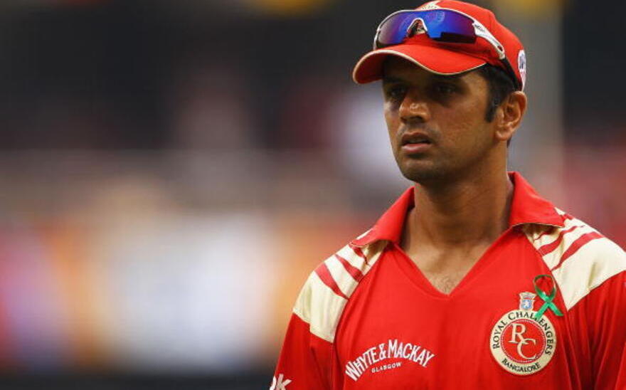 Rahul Dravid in RCB Jersey | Image: Twitter