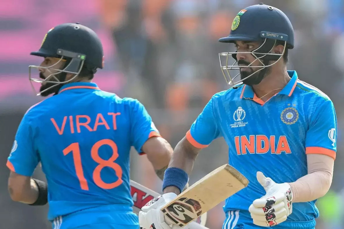 World Cup 2023, IND vs AUS, Final, Highlights: সবরমতীর তীরে স্বপ্নভঙ্গ, অস্ট্রেলীয় আগ্রাসনে বিশ্বকাপ হাতছাড়া টিম ইন্ডিয়ার !! 4 Virat Kohli and KL Rahul | ICC World Cup 2023 | Image: Getty Images