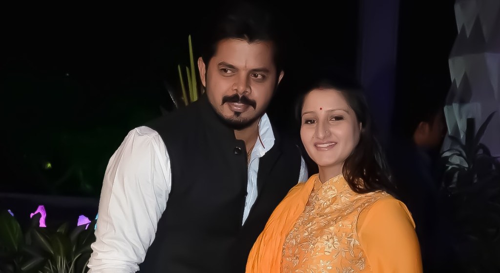 Sreesanth and his wife, gautam gambhir