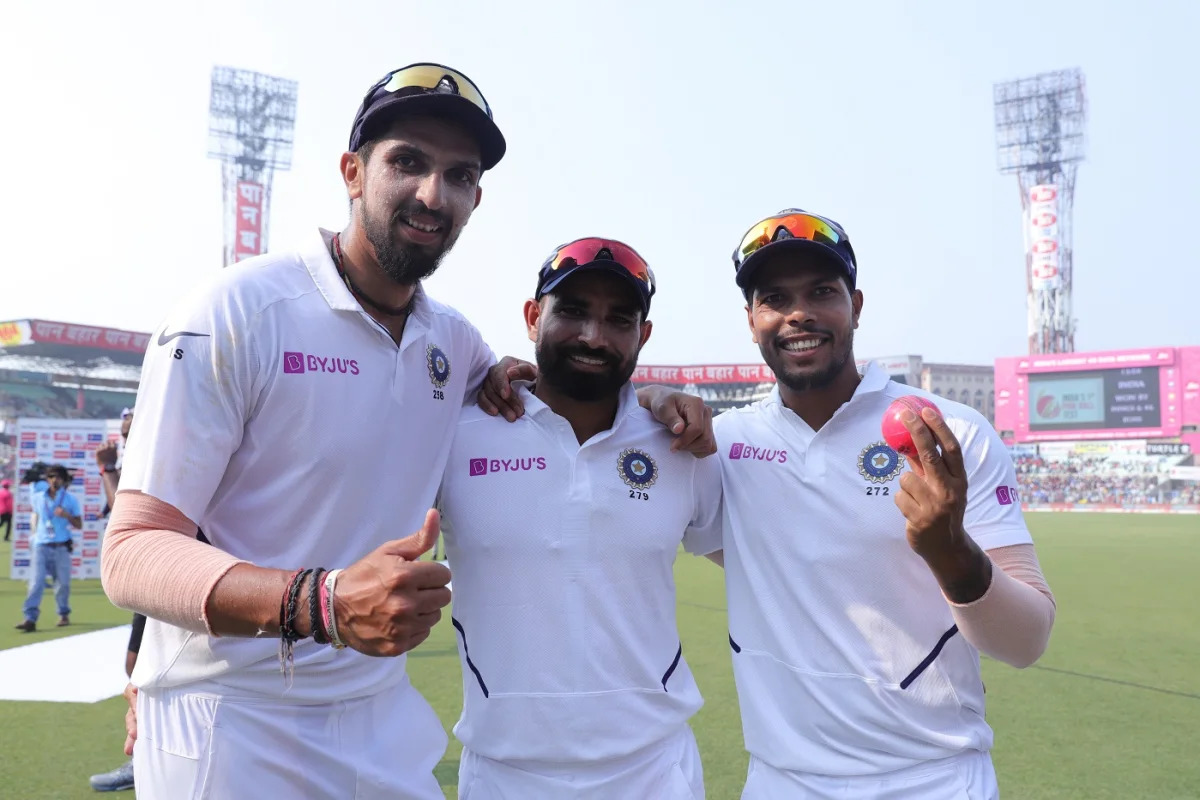 Indian bowlers with Pink Ball | Image: Getty Images