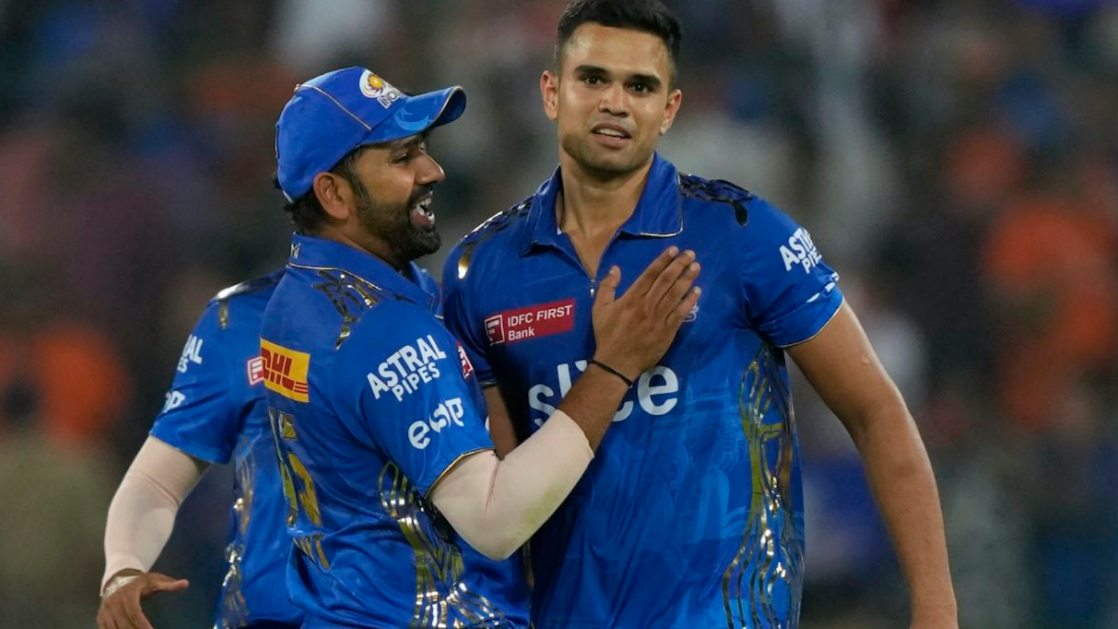 Rohit Sharma and Arjun Tendulkar | Image: Getty Images