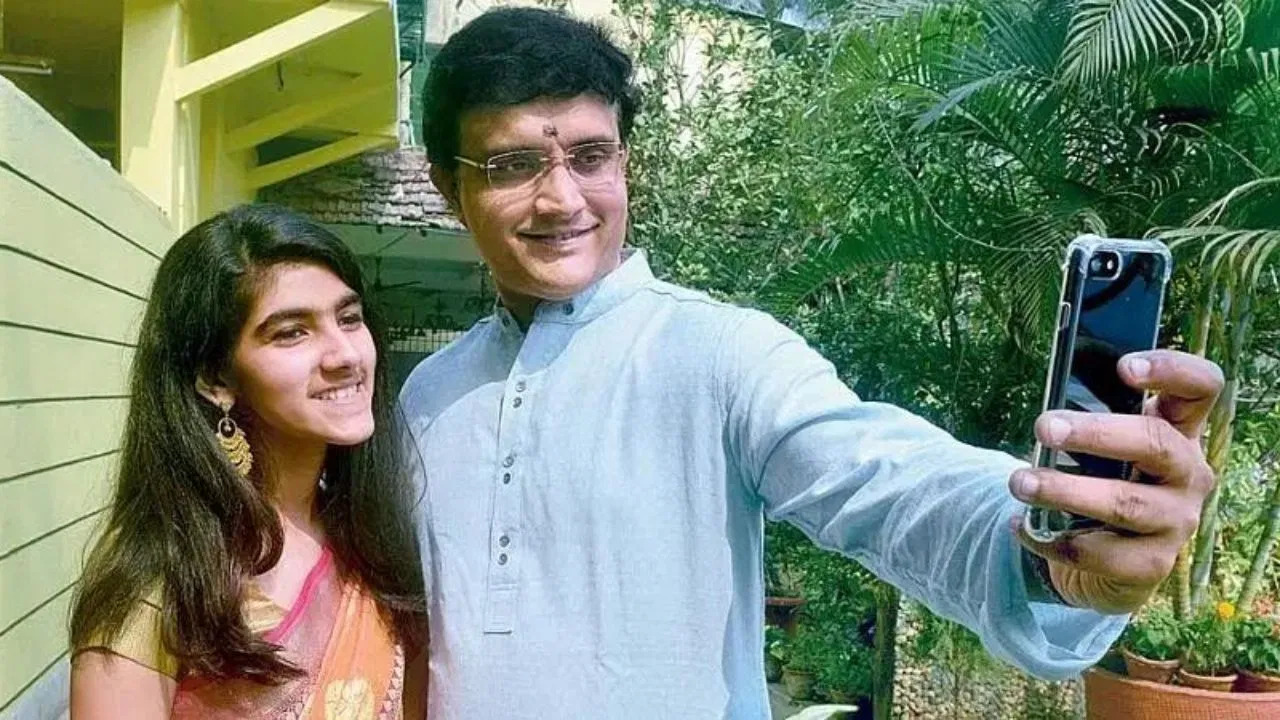 Sourav Ganguly and Sana Ganguly | Image: Instagram