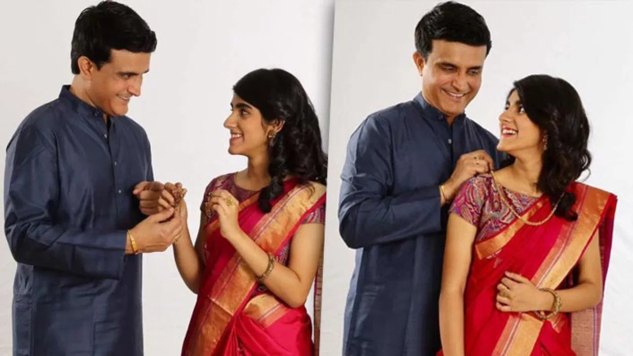 Sourav Ganguly and Sana Ganguly | Image: Instagram