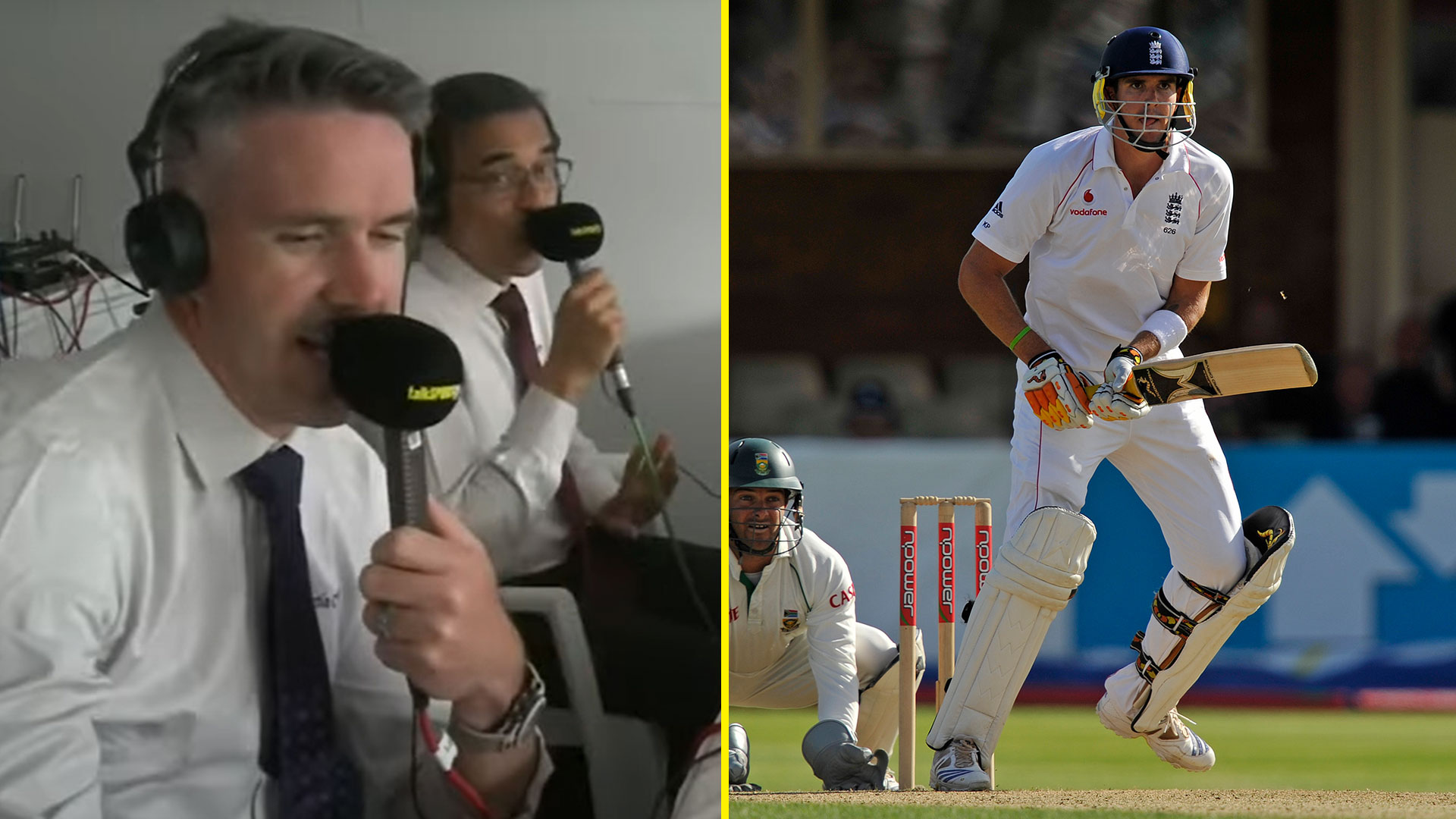 Harsha Bhogle and Kevin Pietersen | IND vs ENG | Image: Twitter