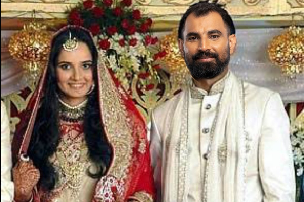 Sania Mirza and Mohammed Shami | Image: Twitter