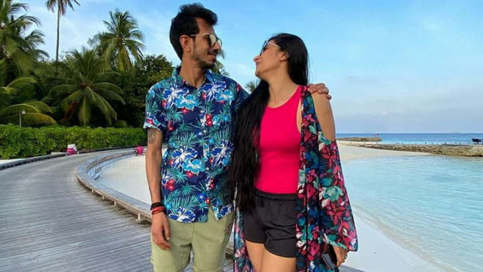 Dhanashree Verma and Yuzvendra Chahal | Image: Twitter