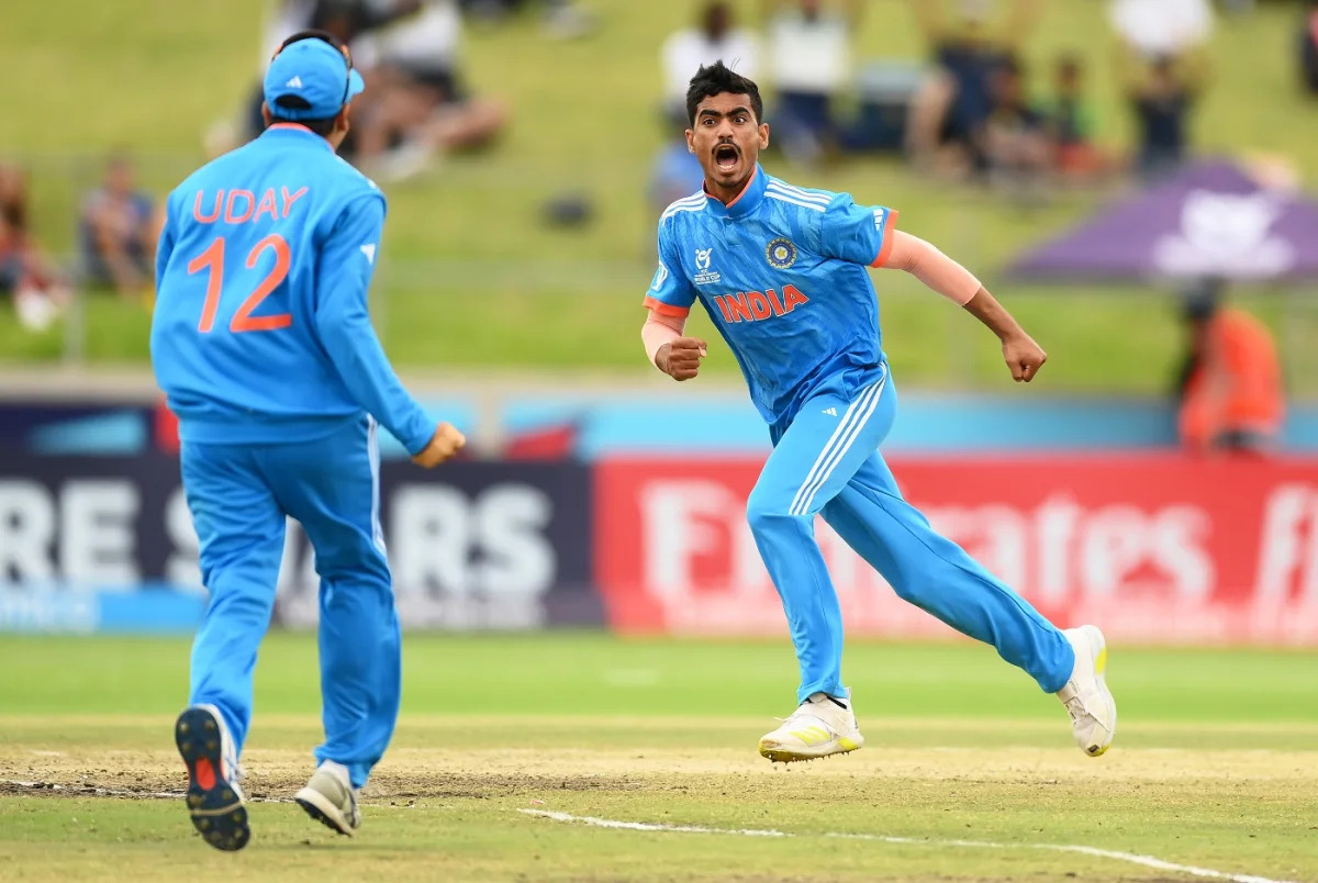 Naman Tiwari | U-19 World Cup Final | Image: Getty Images