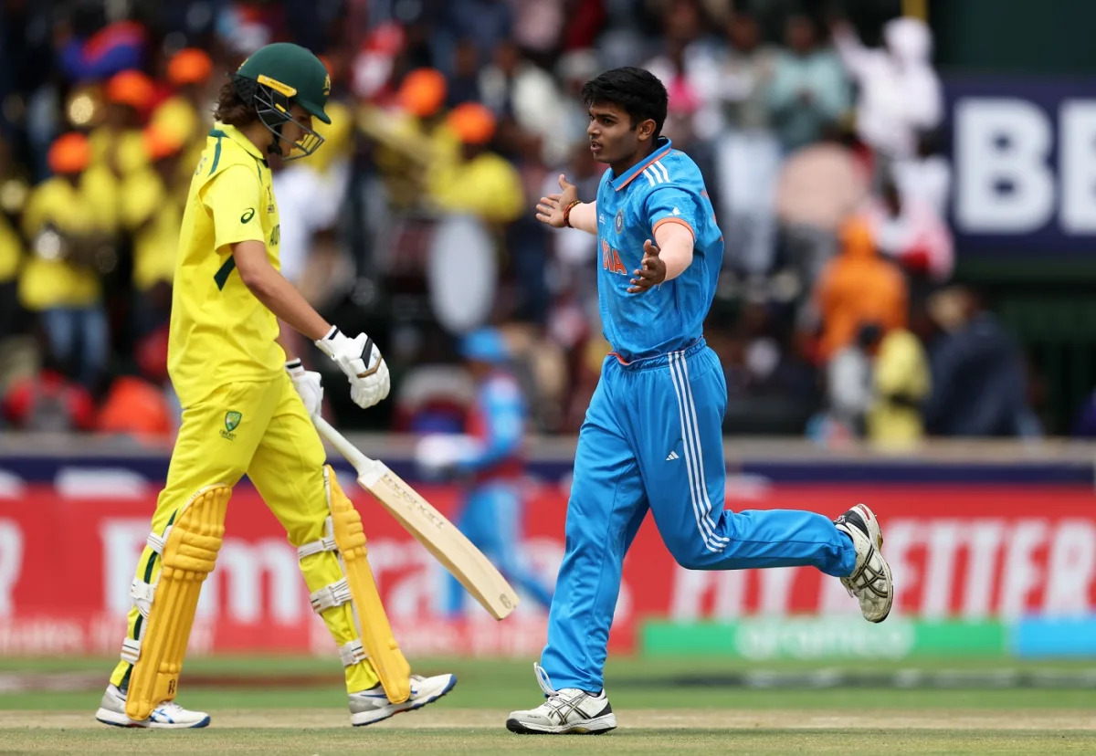 Raj Limbani | U-19 World Cup Final | Image: Getty Images