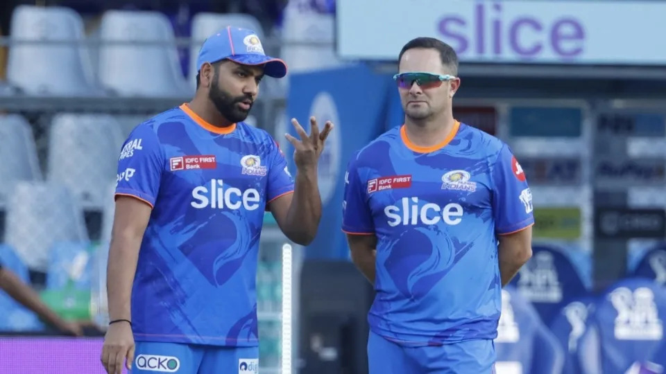 Rohit Sharma and Mark Boucher | IPL 2024 | Image: Getty Images