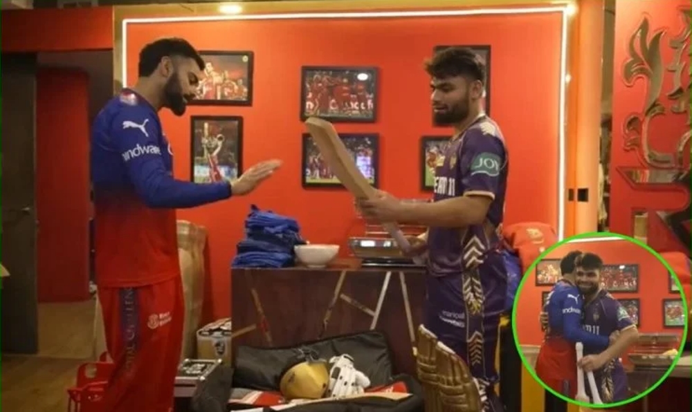 IPL 2024: ম্যাচ শেষে রিংকু সিং'কে নিজের ব্যাটটাই দিয়ে দিলেন বিরাট কোহলি, কারণ জানলে চমকে যাবেন !! 1