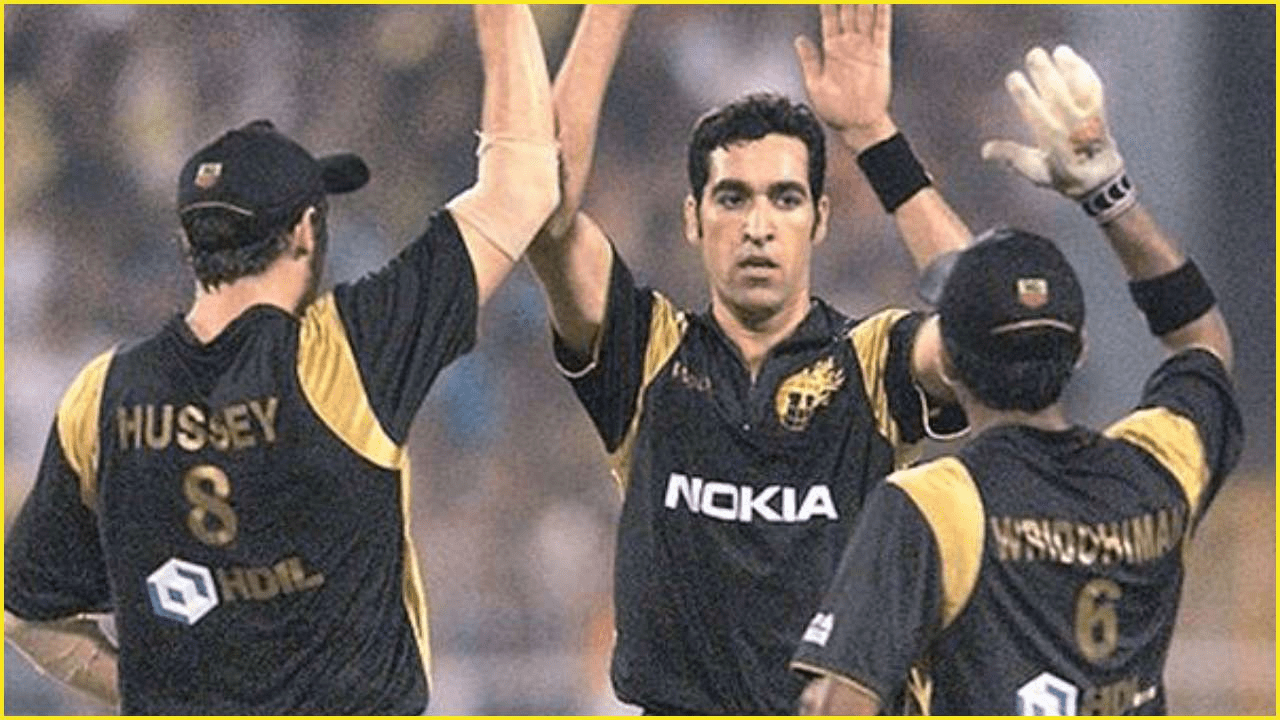 Umar Gul in KKR jersey | IPL | Image: Twitter