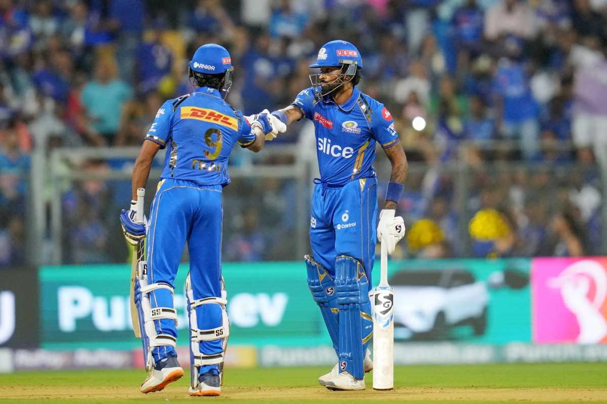 Hardik Pandya and Tilak Varma | IPL 2024 | Image: Getty Images