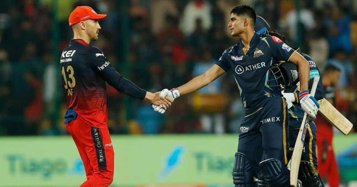 Faf Du Plessis and Shubman Gill | IPL 2024 | Image: Getty Images