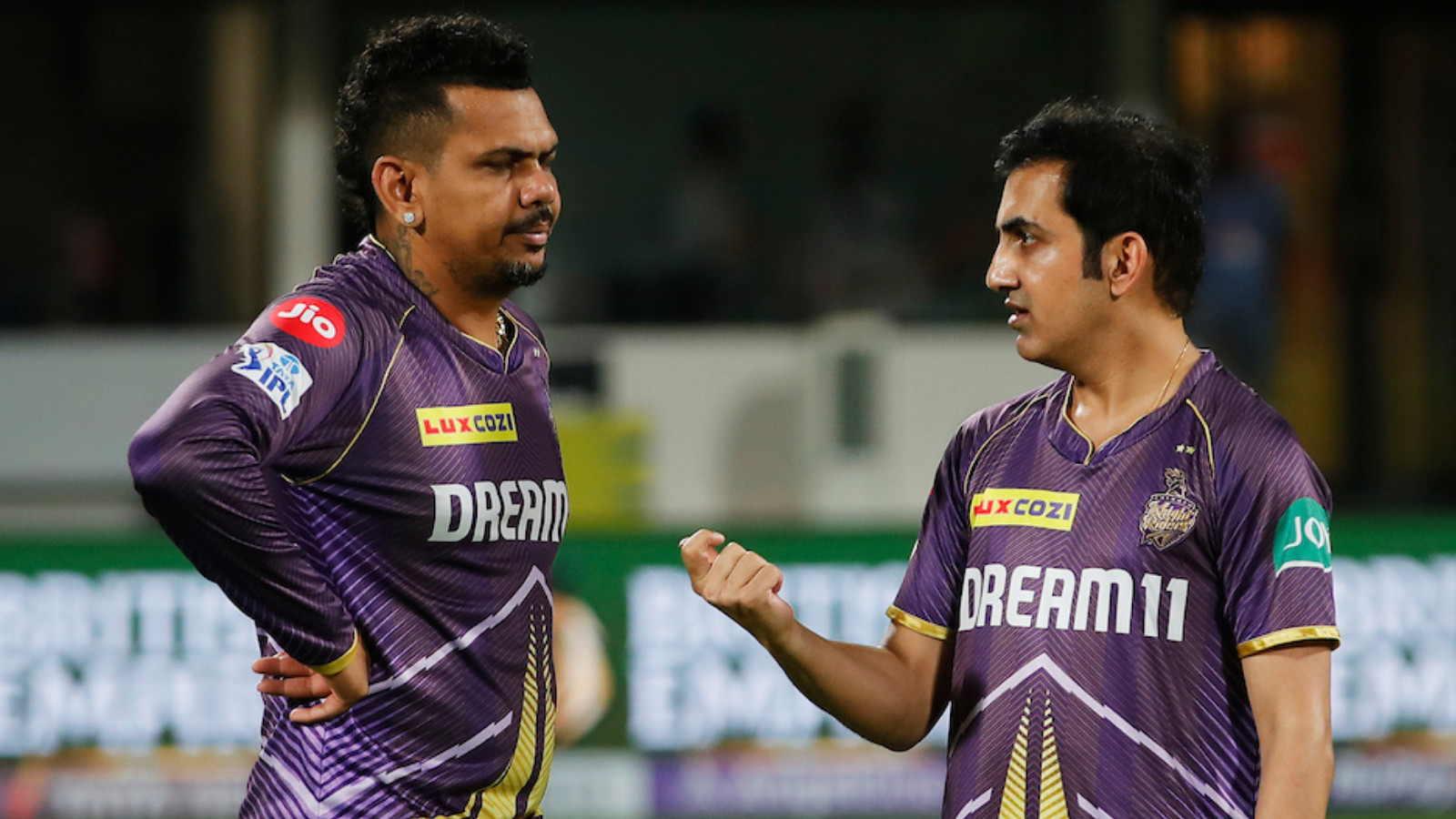 Sunil Narine and Gautam Gambhir | IPL 2024 | Image: Getty Images
