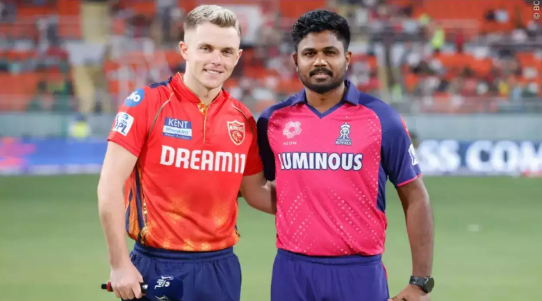 Sam Curran and Sanju Samson | RR vs PBKS | Image: Twitter