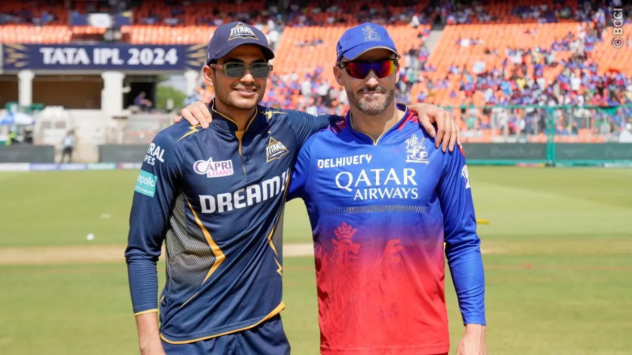 Shubman Gill and Faf du Plessis | RCB vs GT | Image: Getty Images