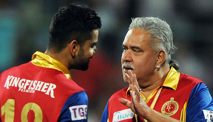 Virat Kohli and Vijay Mallya | IPL | Image: Twitter