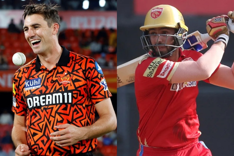 Pat Cummins and Jitesh Sharma | SRH vs PBKS | Image: Twitter