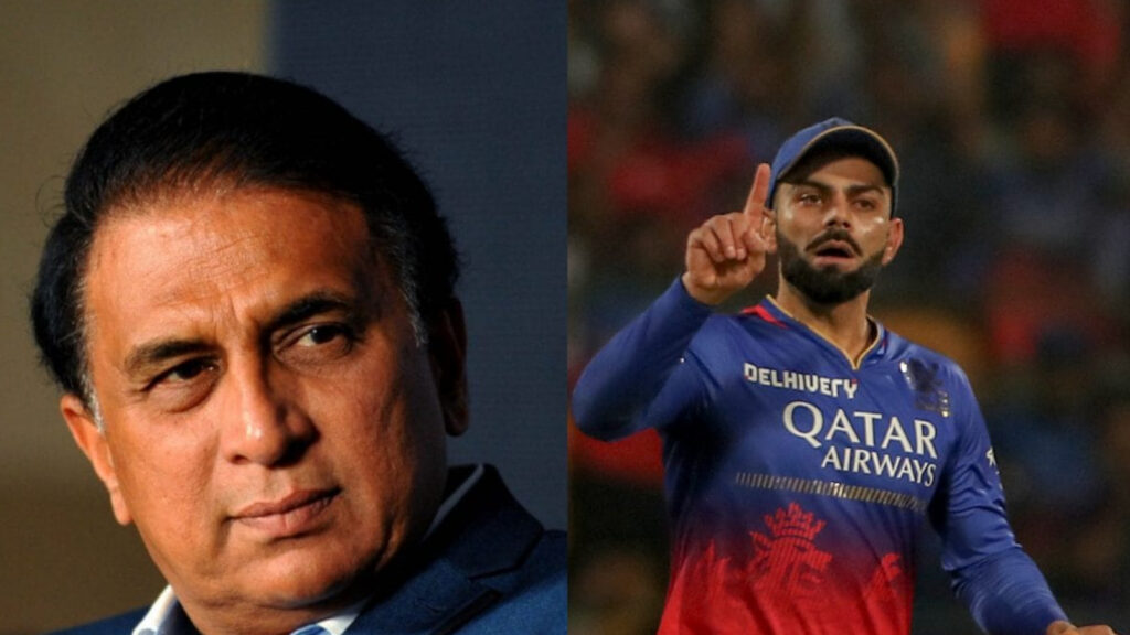 Sunil gavaskar and virat kohli