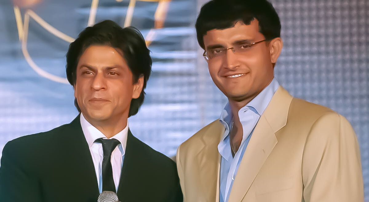 Sourav Ganguly and Shah Rukh Khan | Image: Twitter