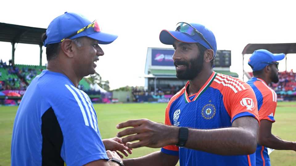 Rahul Dravid and Jasprit Bumrah, bcci