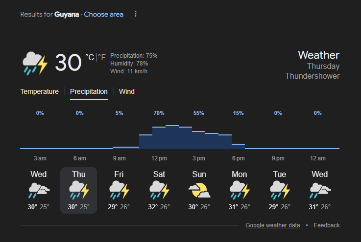 Guyana Weather | T20 World Cup | Image: Twitter