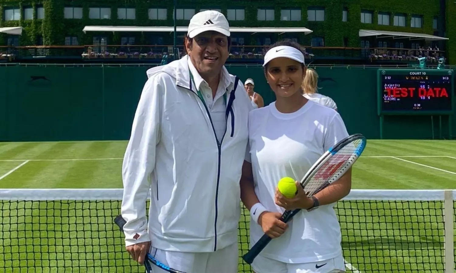 Sania Mirza and Imran Mirza | Image: Getty Images