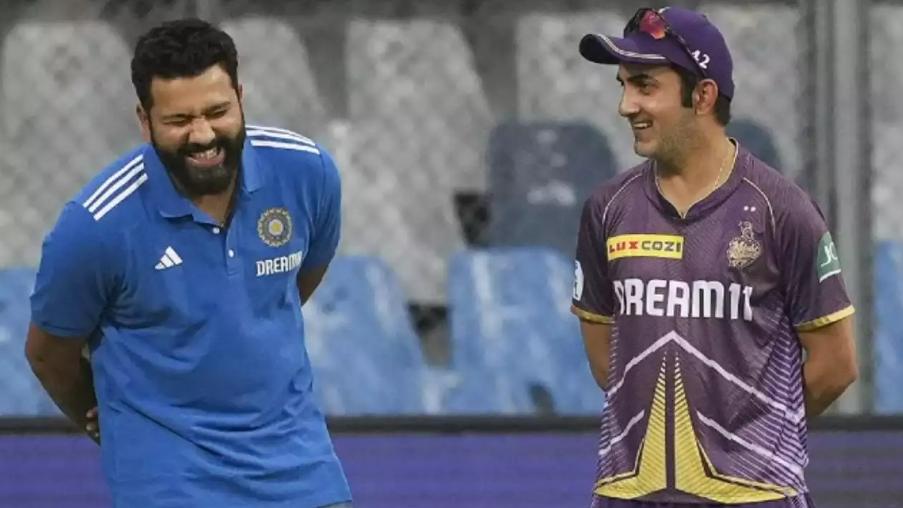 Rohit Sharma and Gautam Gambhir | Image: Getty Images