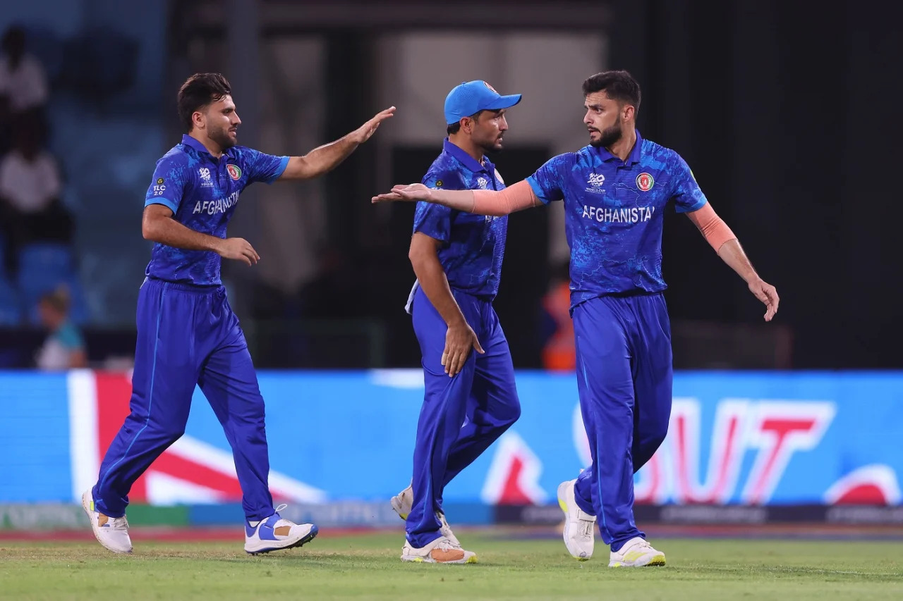 Naveen ul Haq, Gulbadin Naib, Fazalhaq Faooqi | T20 World Cup | Image: Getty Images