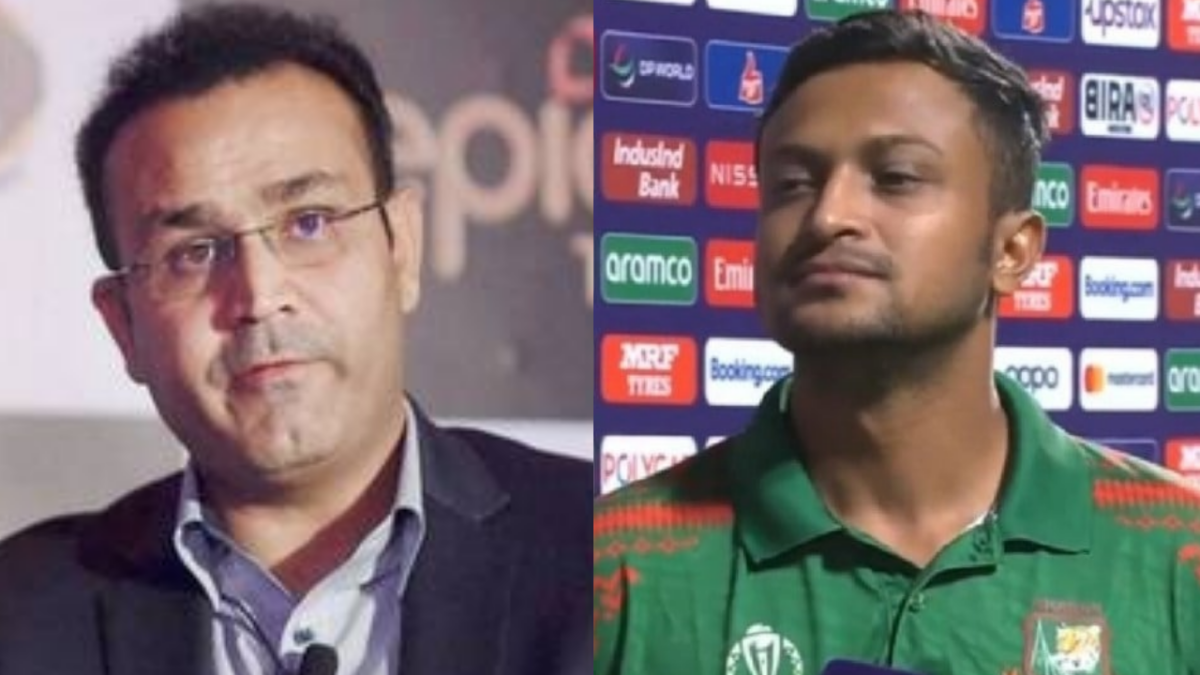 Shakib al hasan and virender Sehwag