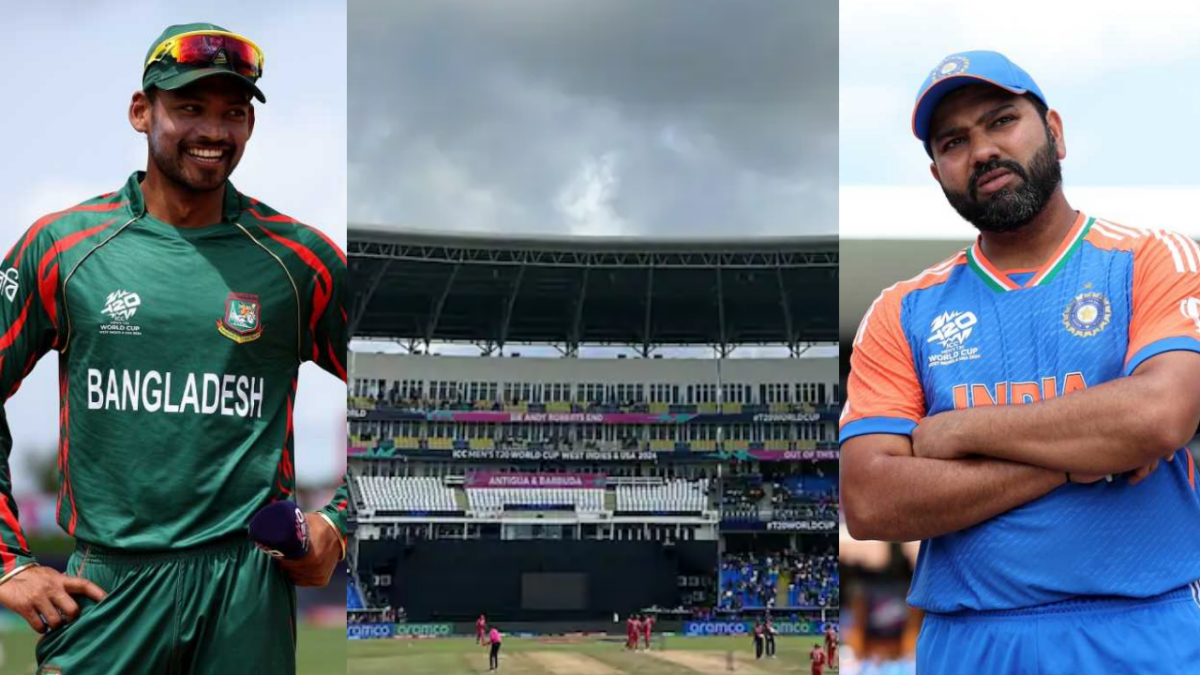 IND vs BAN, T20 World Cup 2024 Pitch and Weather Update: ভারত-বাংলাদেশের হাইভোল্টেজ ম্যাচে ইমপ্যাক্ট প্লেয়ার হতে চলেছে বৃষ্টি, মাথায় হাত ক্যাপ্টেন রোহিতের !! 1