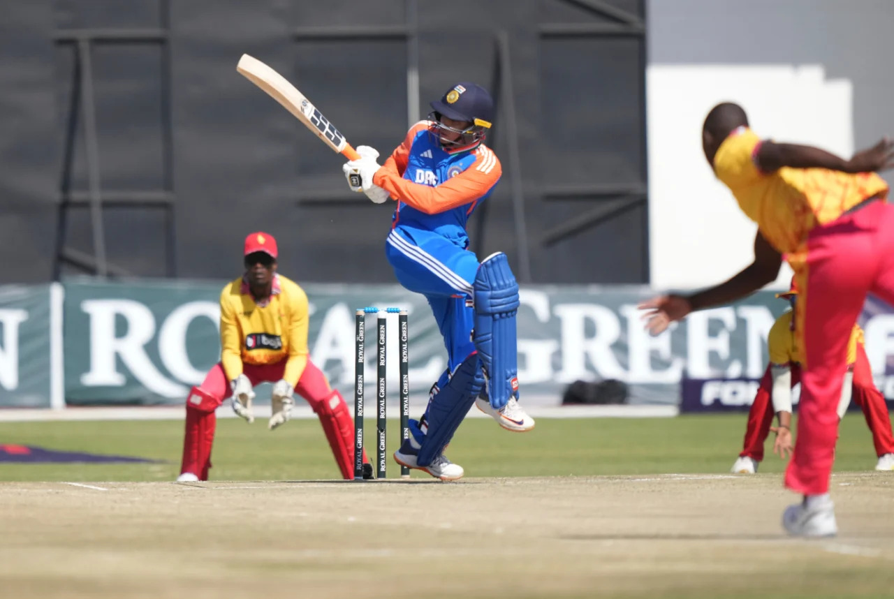 Abhishek Sharma | IND vs ZIM | Image: Getty Images