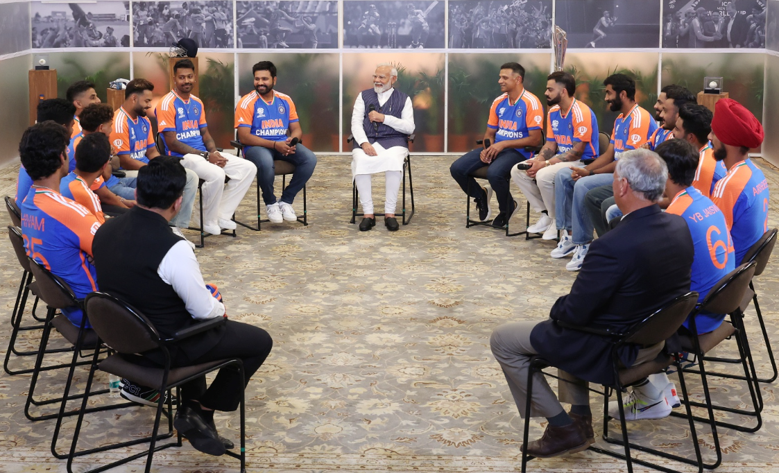 Team India Met PM Narendra Modi | T20 World Cup | Image: Twitter