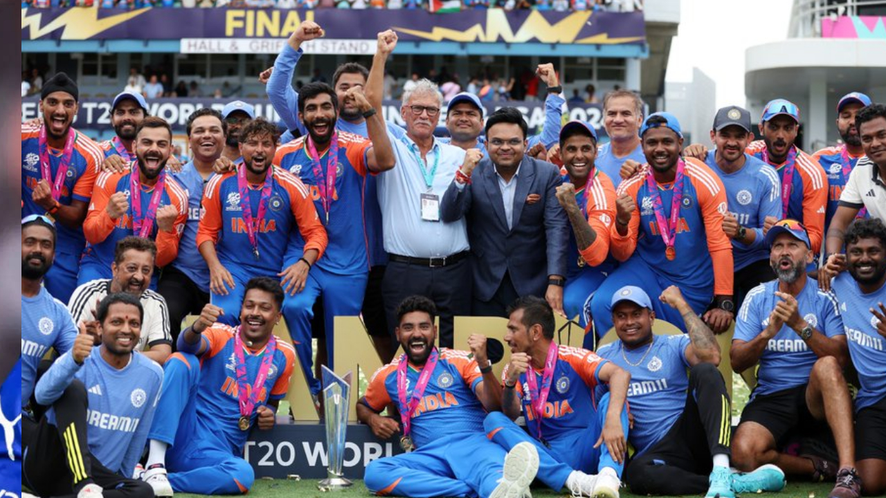 India Celebrating T20 World Cup Win | Image: Getty Images