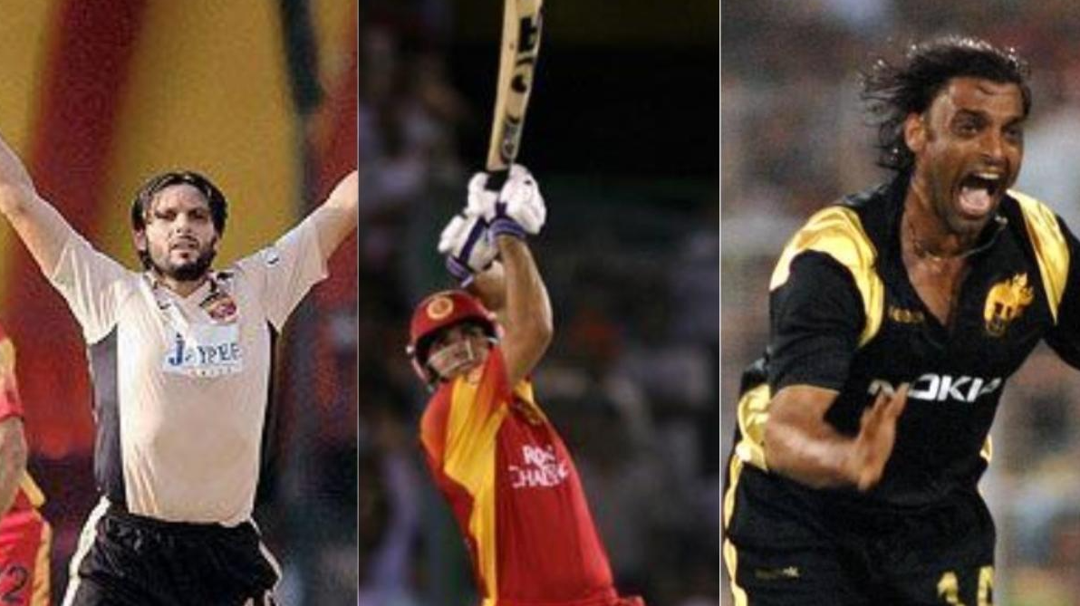 Shahid Afridi, Mishbah ul Haq, Shoaib Akhtar in IPL | Image: Twitter