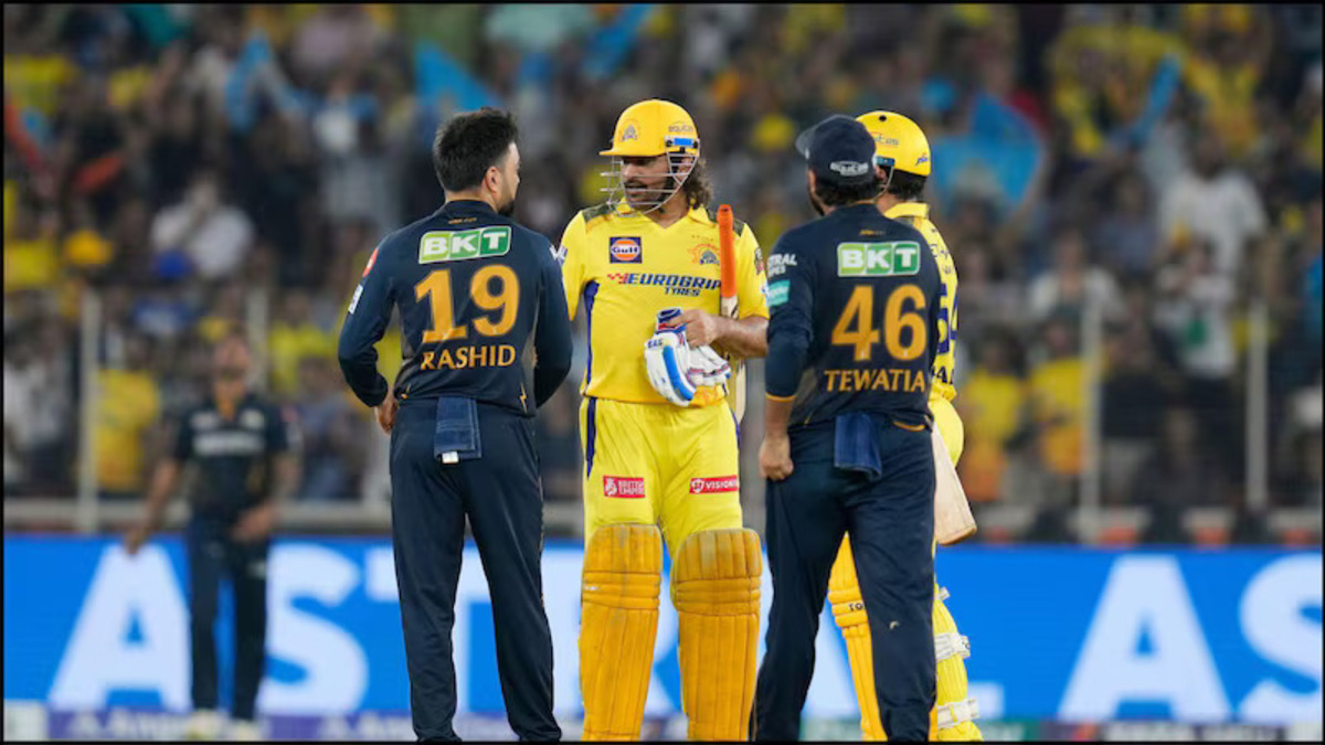 Rashid Khan, Rahul Tewatia and MS Dhoni | IPL | Image: Getty Images